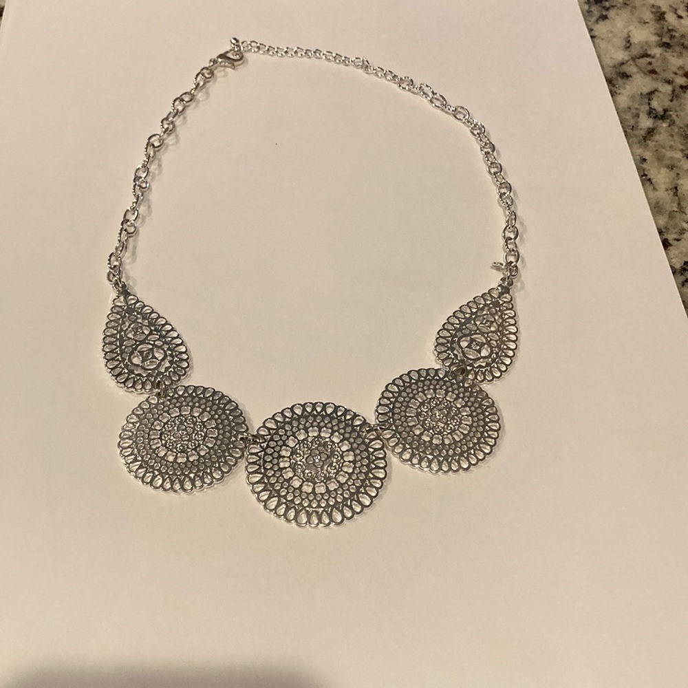 Women’s Statement Silver Necklace